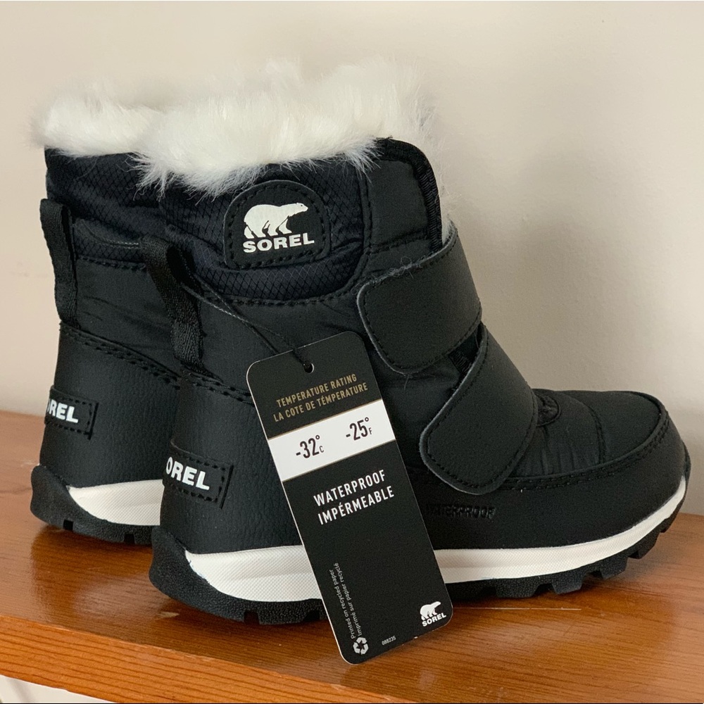 NWT Whitney Strap Boot Black WATERPROOF!